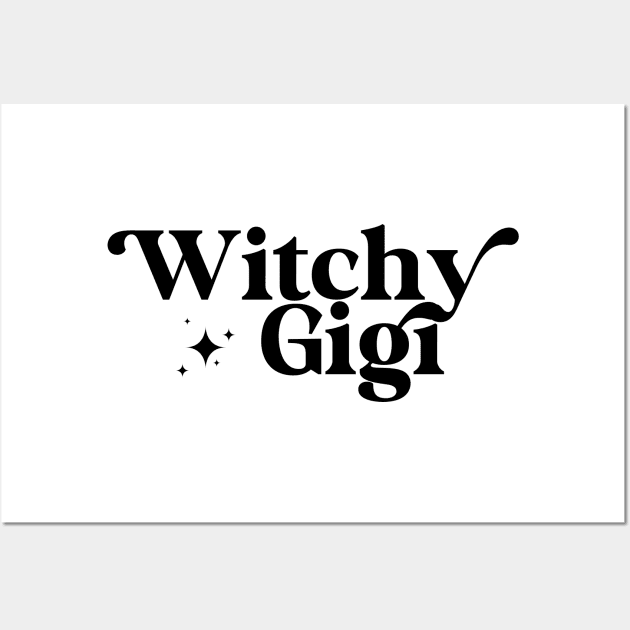 Halloween Costume for Gradma - Witchy Gigi Wall Art by Daily Design